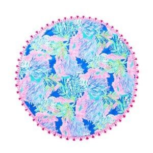 Lilly Pulitzer round beach mat
